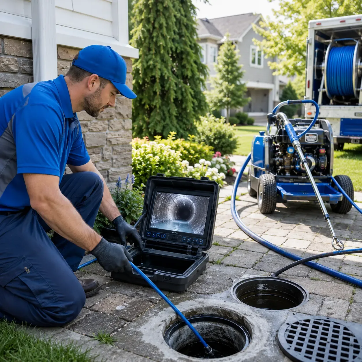 Outdoor drain cleaning professionals serving Raywood, TX